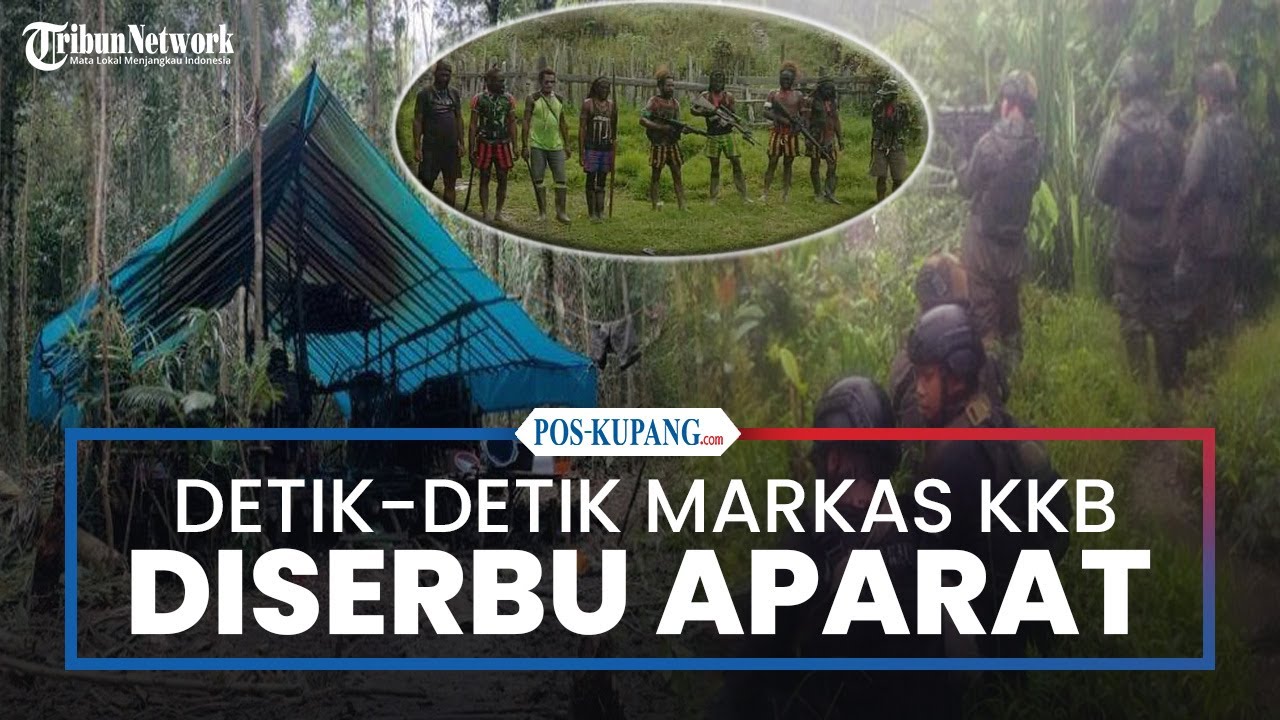 Video Detik-detik Markas KKB Papua di Yahukimo Diserbu TNI-Polri