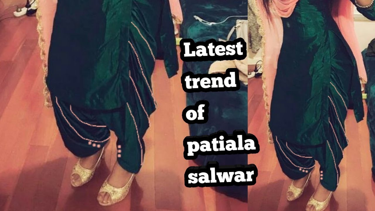 Very stylish patiala salwar design making