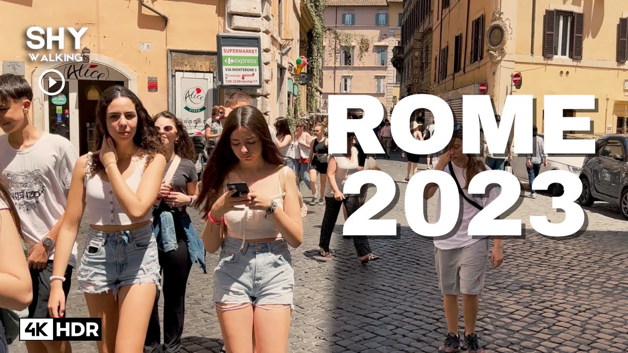 Rome Italy 2023 🇮🇹 - 4K HDR Walking Tour 60fps
