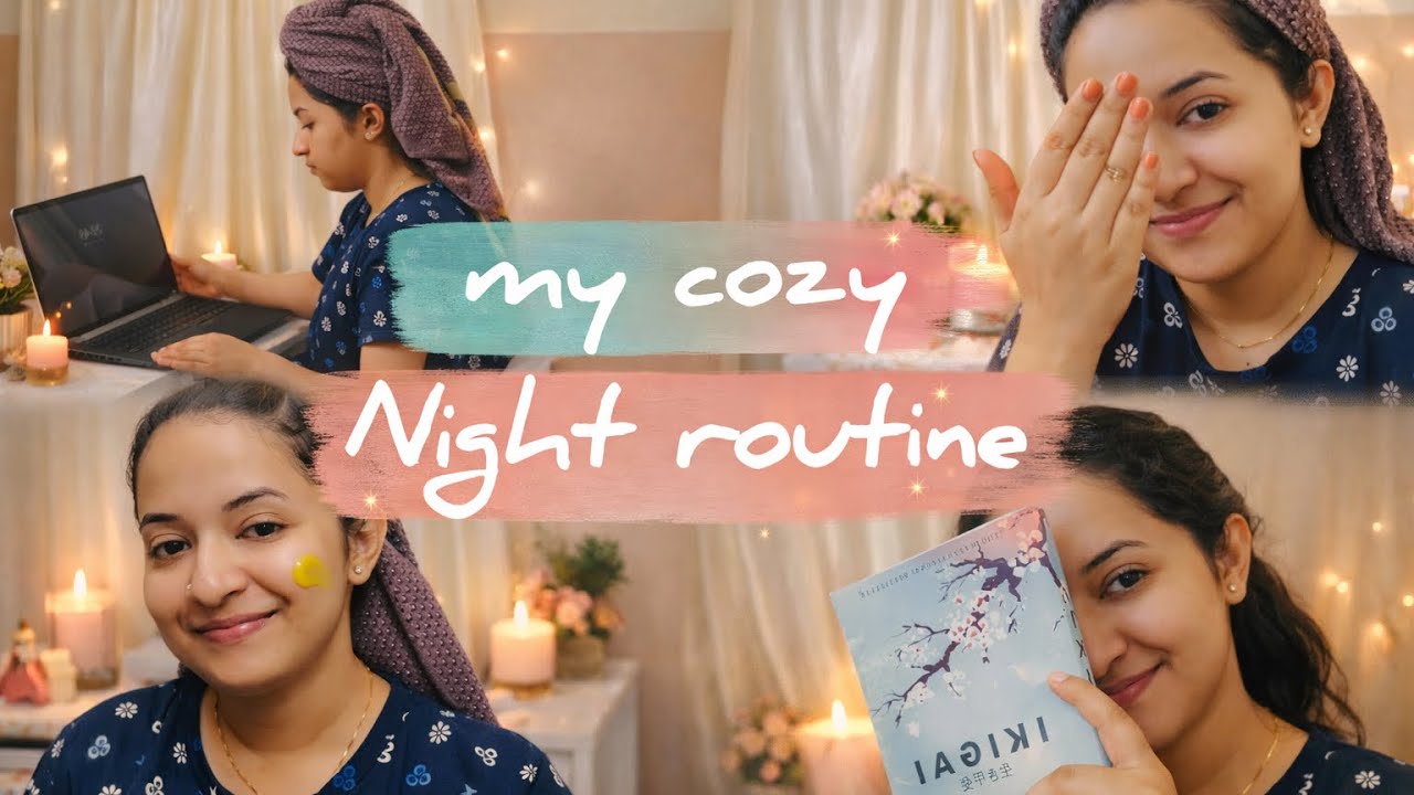 My Cozy Night Routine 🌙✨ 🌸 | Calm, Skincare & Self-Care