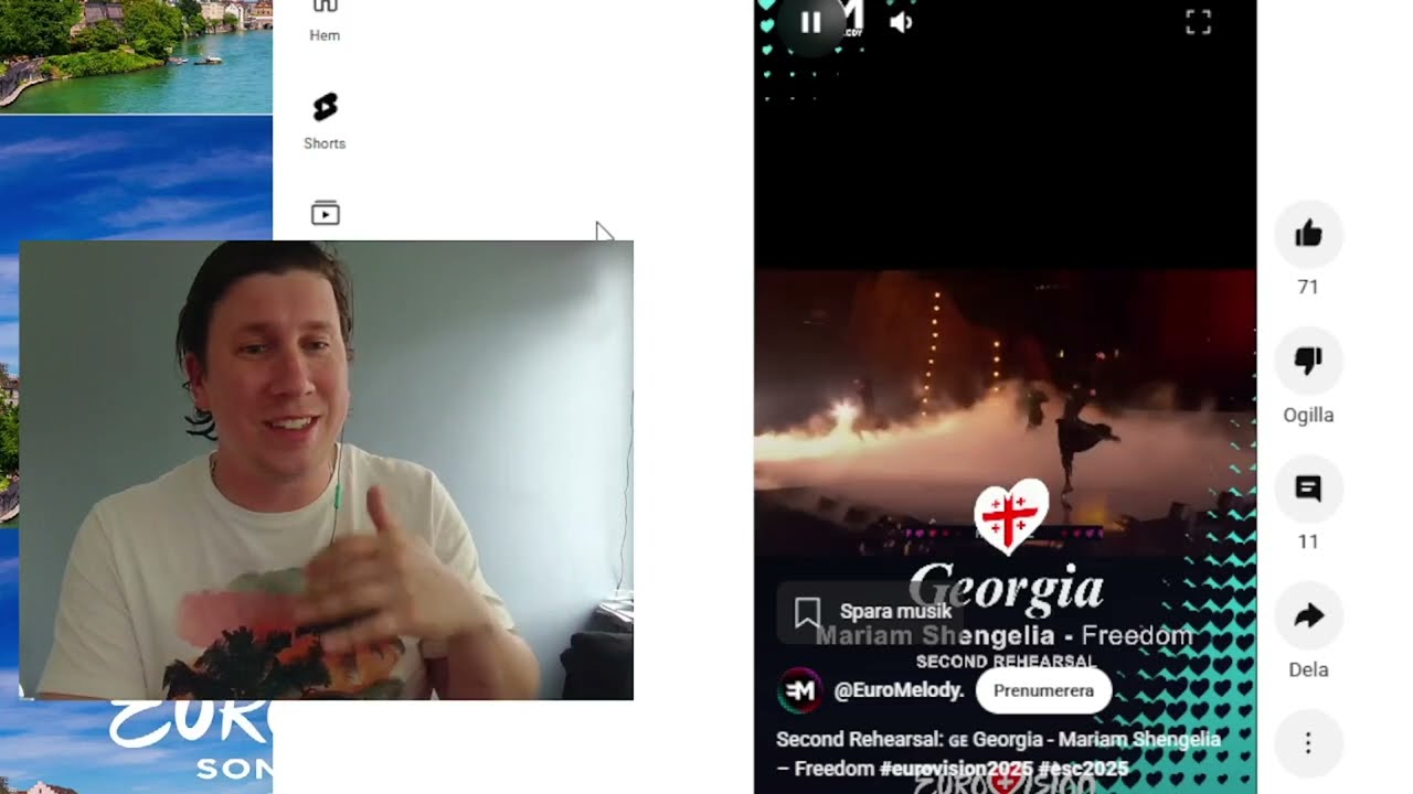 Mariam Shengelia - Freedom - Second Rehearsal | Georgia 🇬🇪 | Eurovision 2025 #esc2025 #reaction