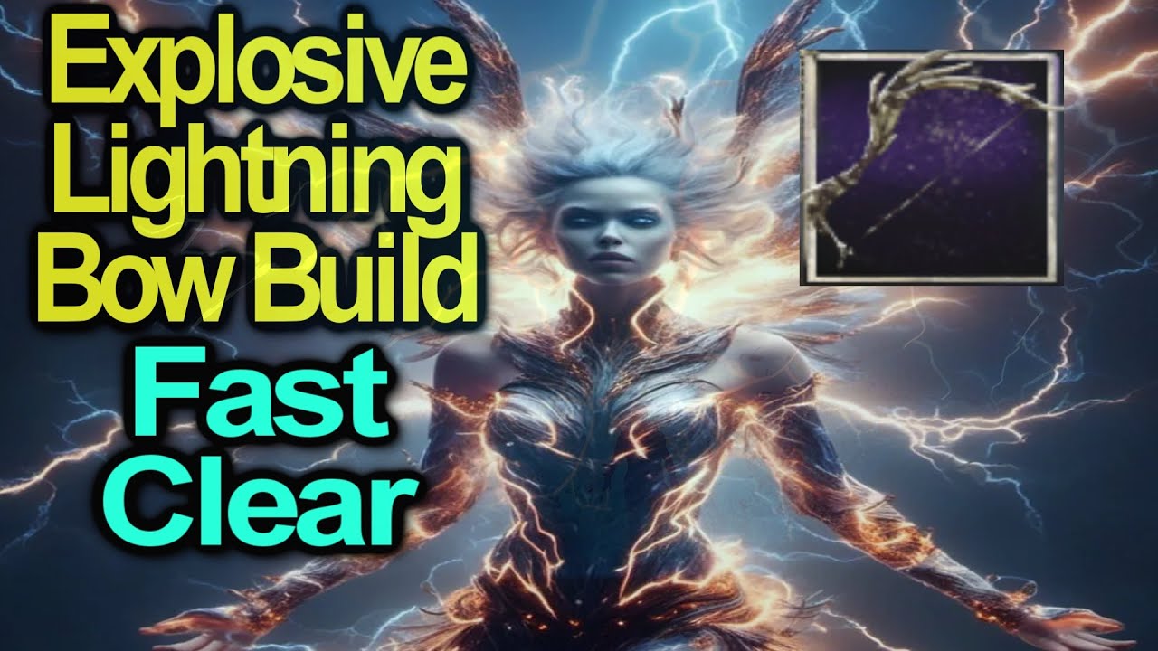 Explosive Lightning Bow Build | Fast Clearing and Focus Sustain | No rest for the wicked