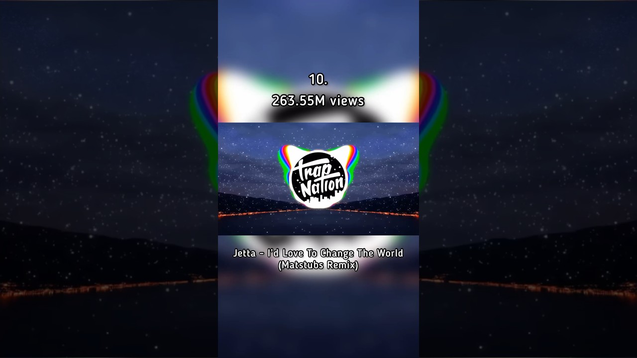 Top 10 Most Viewed Trap Nation Songs #shorts #shortsvideo #trapnation #trap