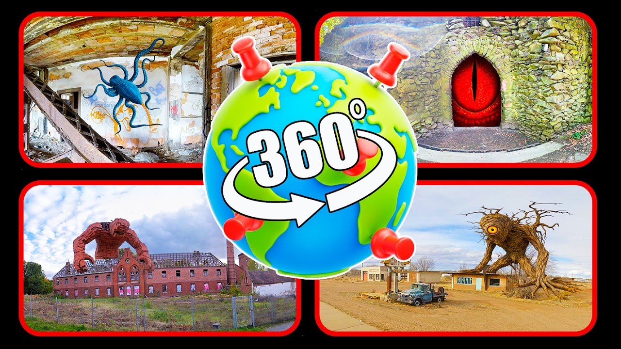 TOP 4: Unbelievable Giant Monsters Caught On Camera — VR 360°