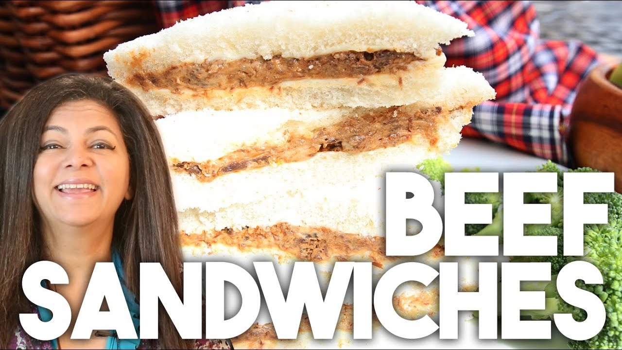 Beef Sandwiches | Shreddded or Potted Beef Spread | Kravings