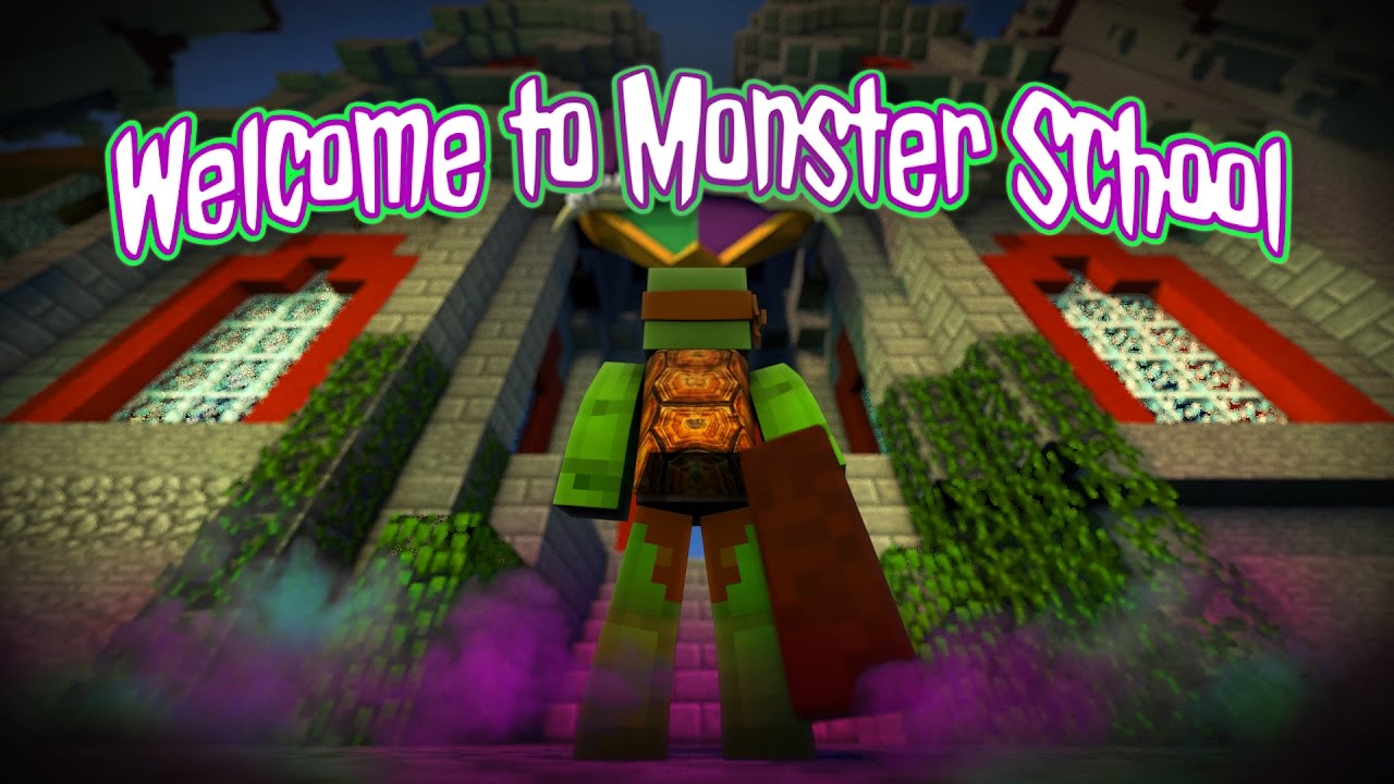Monster School - TINYTURTLE IS A MONSTER TEACHER!
