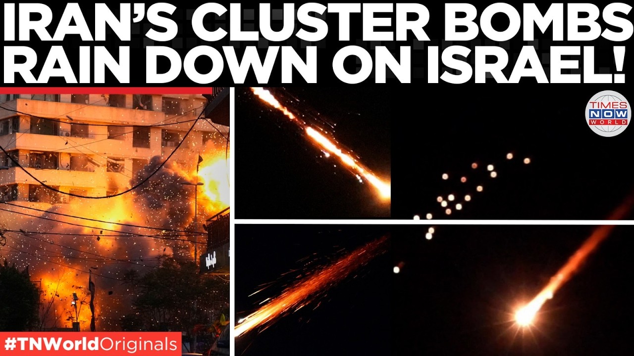 IRAN-ISRAEL WAR: Iran Unleashes New Barrage Of Cluster Bombs Targeting Israeli Cities | US-Iran War
