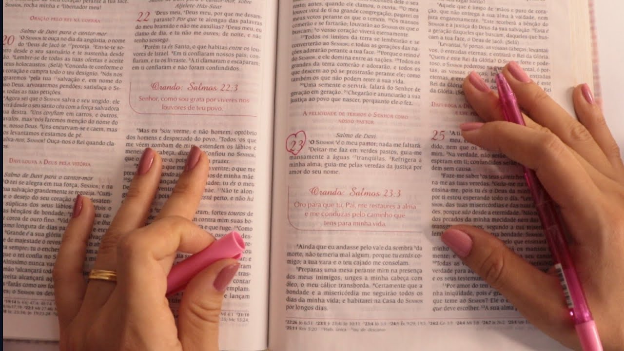ASMR • Uma palavra de Deus ao seu 🩷 p/ momentos difíceis e ansiedade.