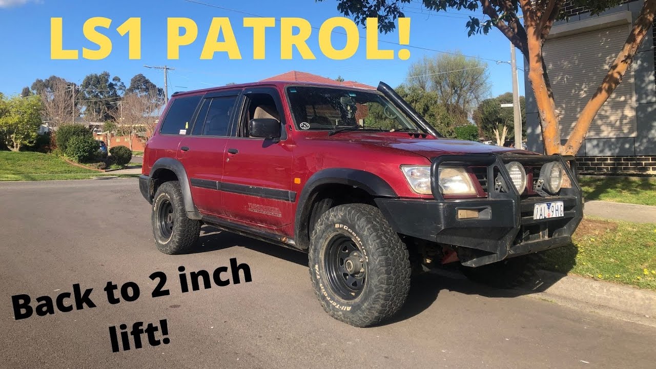 LS Patrol goes back to 2 inch lift + finding more issues!