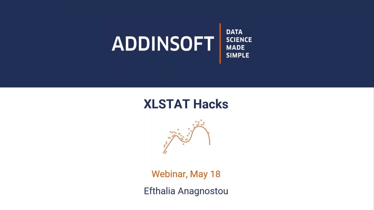 XLSTAT Tips and Tricks Webinar Preview