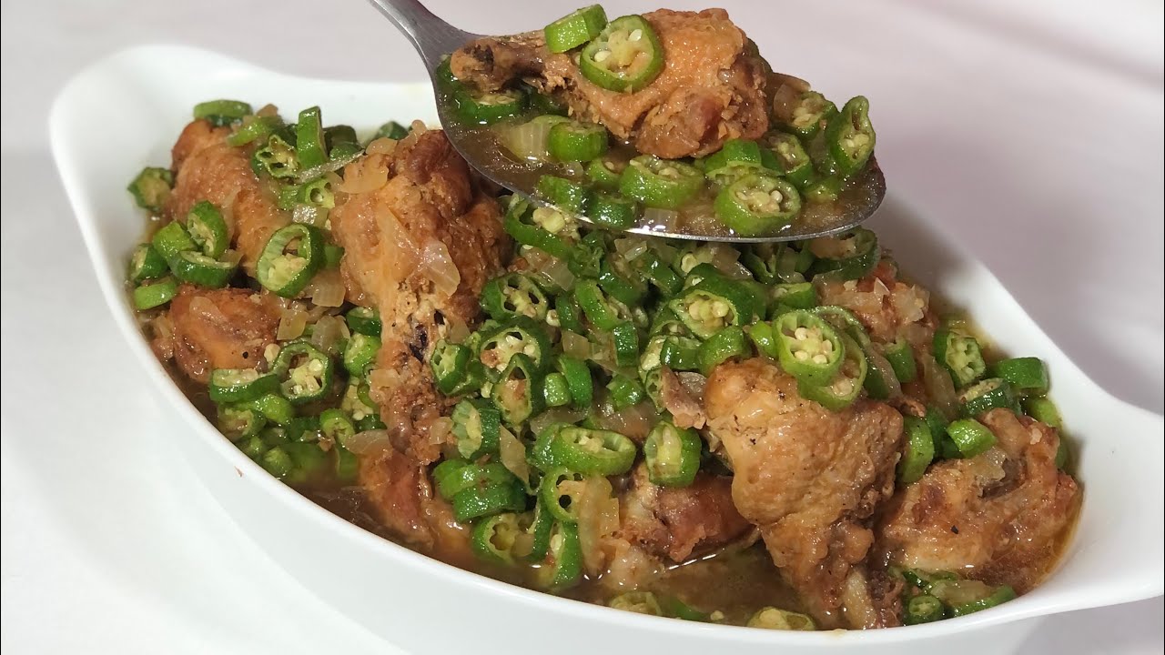 Não Baba e Fica Verdinho Frango Com Quiabo de Restaurante