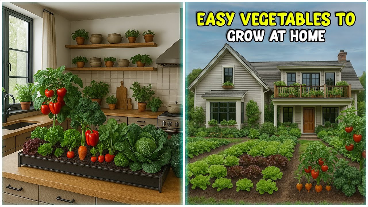 Easy Vegetables to Grow at Home for Beginners