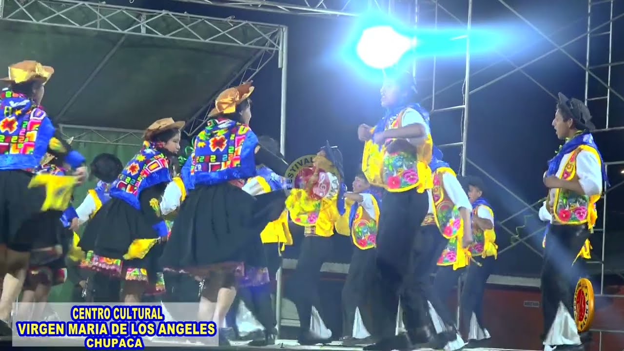 Virgen Maria de los Angeles de Chupaca  en la final del concurso de Huaylarsh Chupuro 2024