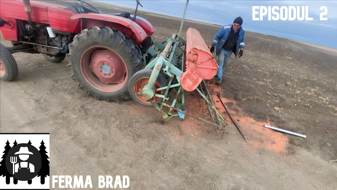 S-A RUPT SEMĂNĂTOAREA ?! Probleme la Semănat de Orz cu UTB 445 & John Deere 4650