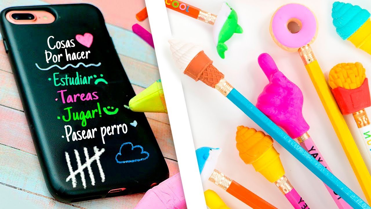 TRUCOS PARA LA ESCUELA QUE TIENES QUE SABER ❤️8 IDEAS - Tutoriales Belen