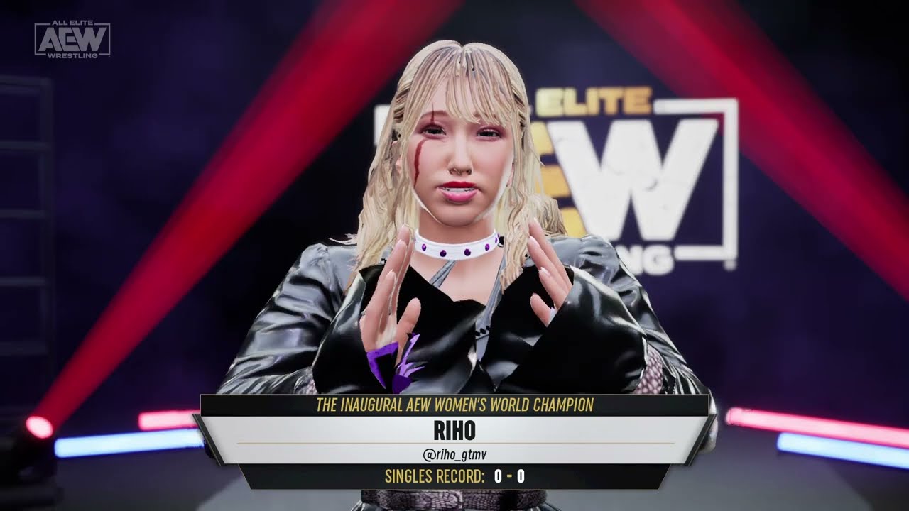 AEW FIGHT FOREVER MOD: EXPLODING BARBED WIRE DEATH MATCH: RIHO VS KRIS STATLANDER