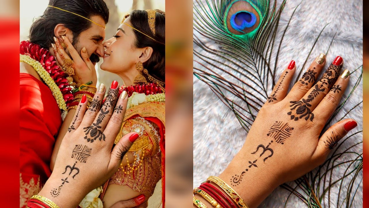 Rashmika Mandanna Inspired Bridal Mehndi Design 💍 wedding mehndi design #rashmikamandanna