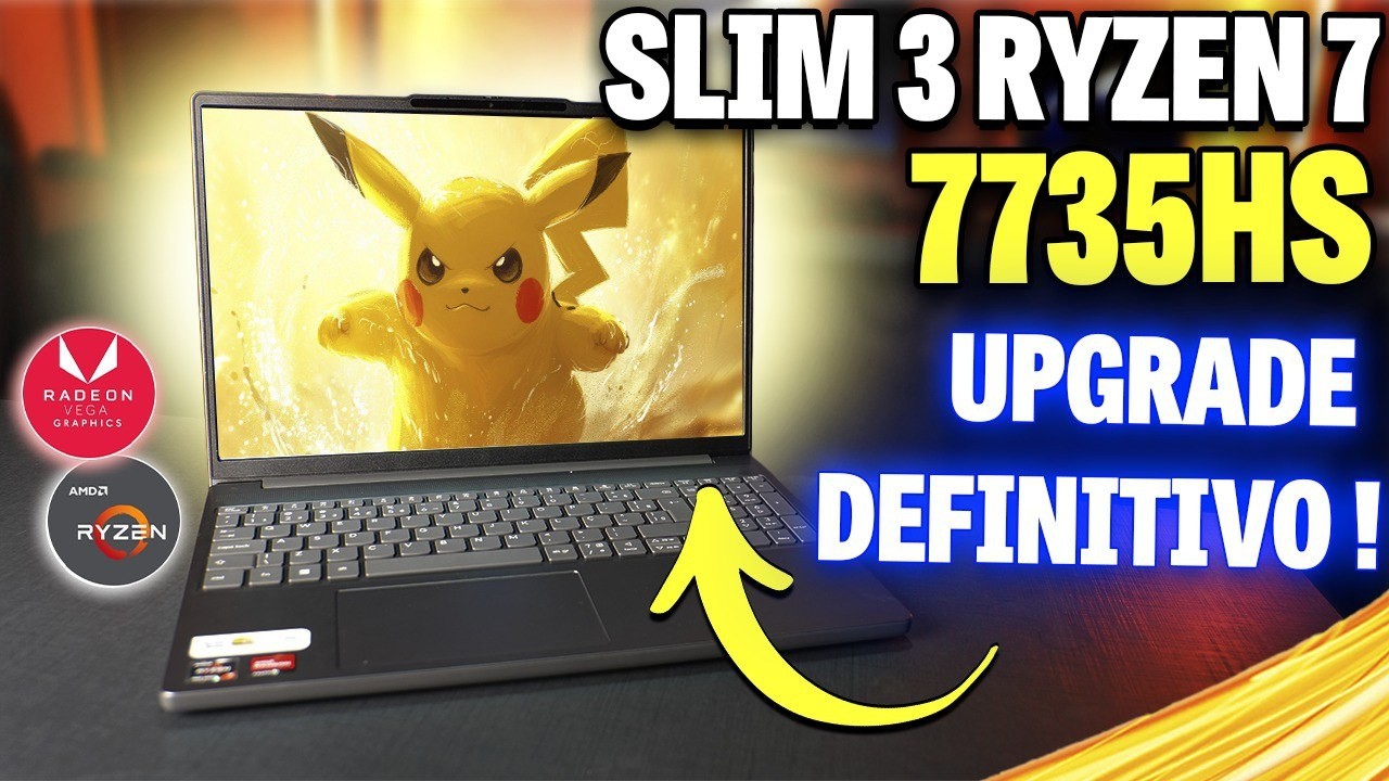 EU AVISEI! Lenovo ideapad slim 3 Ryzen 7 TURBINADO COM UPGRADE DE RAM! AGORA RODA TUDO?
