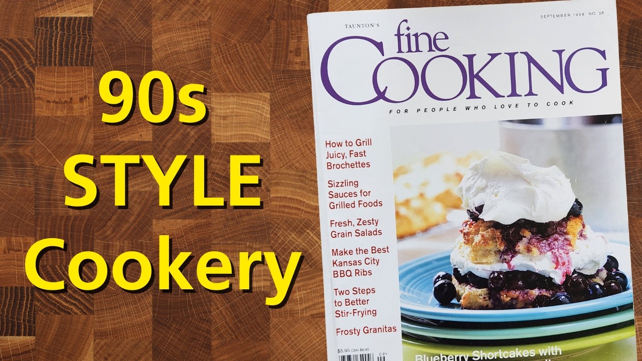 Dining Well In The 90s | Vintage Taunton's Fine Cooking Magazine Dec 1998 Flip Through