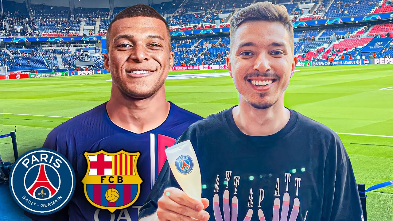 AM BAUT SAMPANIE LANGA MBAPPE DE ZIUA MEA LA PSG 2-3 FC BARCELONA DIN UEFA CHAMPIONS LEAGUE !!!