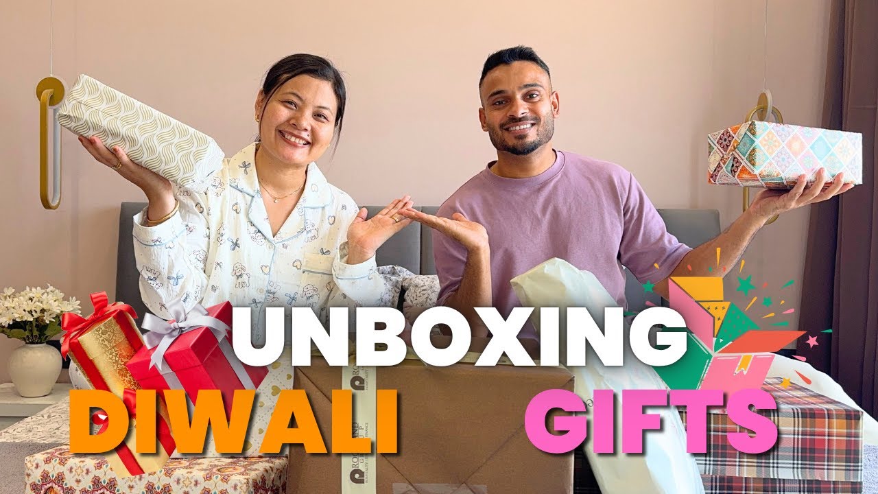 Diwali Gifts UNBOXING 2025 🎁😍 | Surprises from Friends & Family! 🪔✨