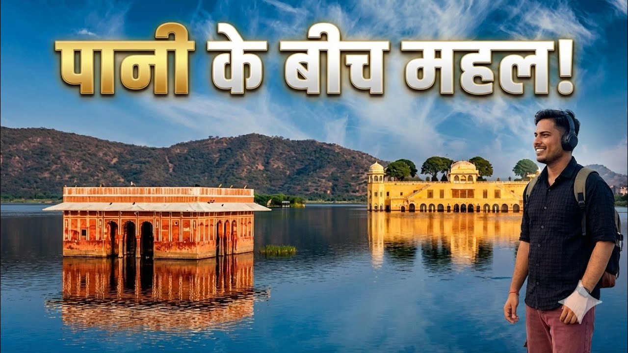 Jal Mahal Jaipur Vlog 🏰 | Paani ke beech mahal 😍 Full Jaipur Experience