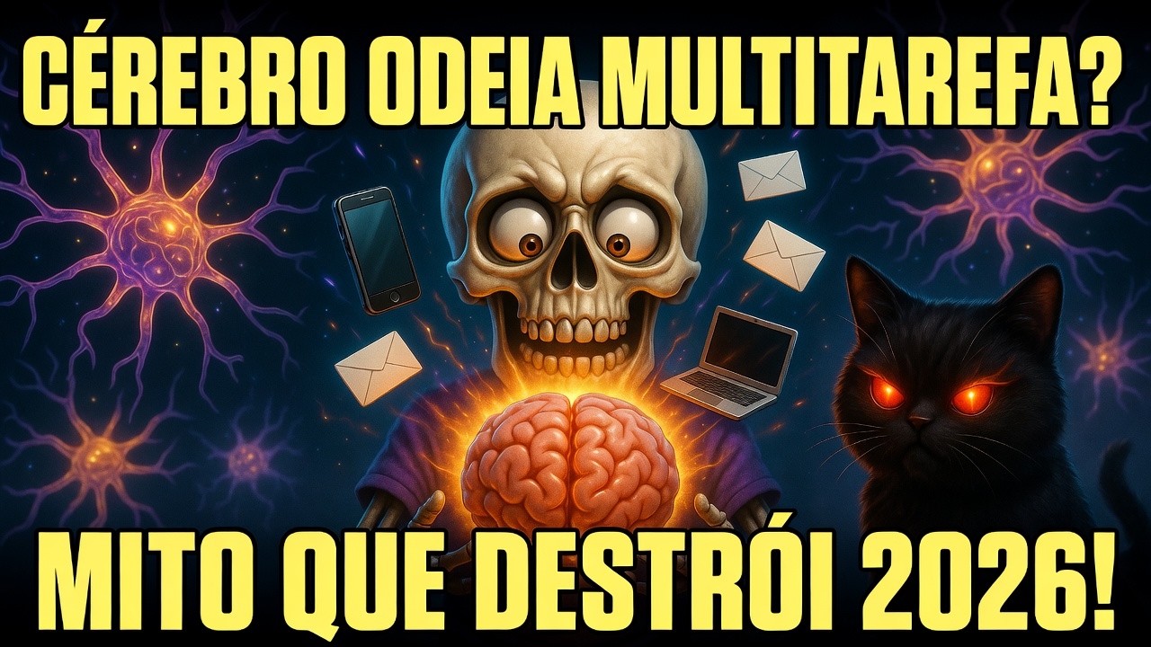 Por Que Você NÃO Consegue Fazer Multitarefa? O Segredo do Cérebro que Ninguém Conta em 2026!