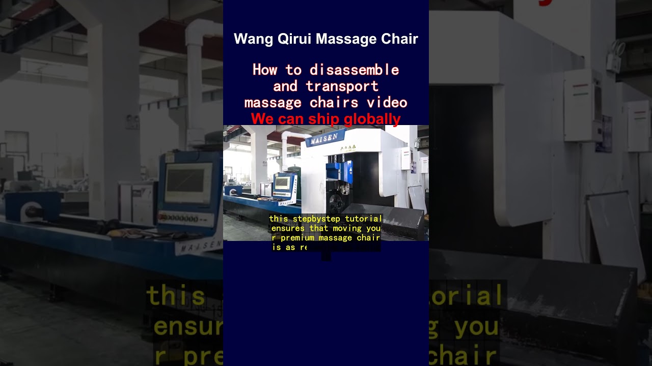 How to disassemble and transport massage chairs video