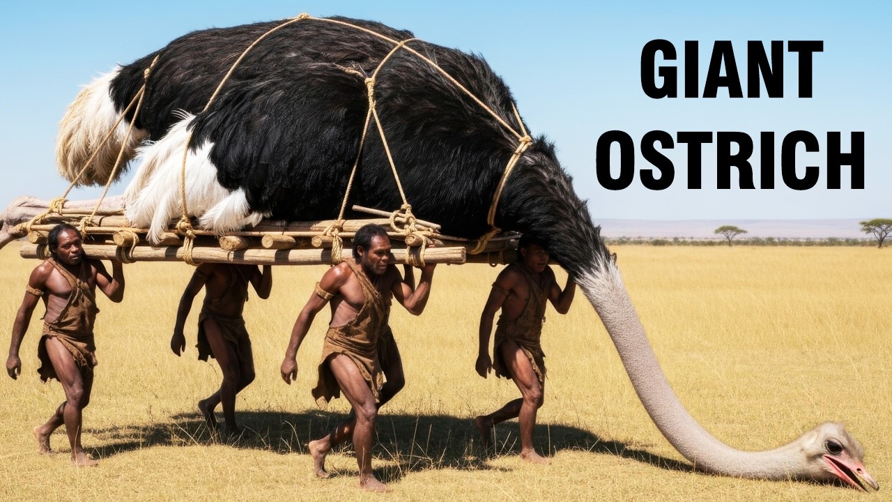 Life 2 7 Million Years Ago | Homo Habilis Encounters the Giant Ostrich Ancestor
