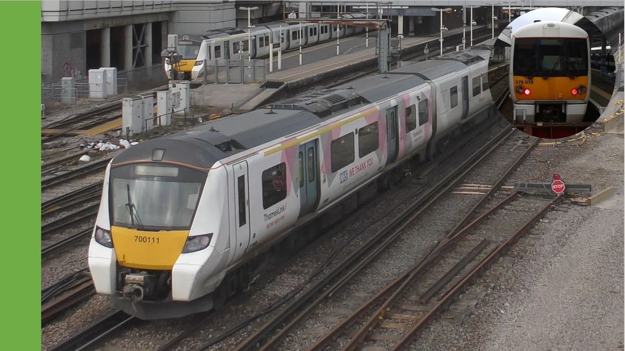 Trains at Gatwick Airport