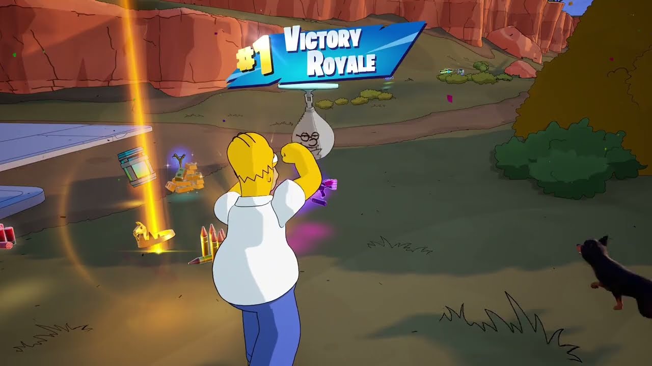 Я РАЗБЛОКИРОВАЛ ГОМЕРА СИМПСОНА В FORTNITE!! #EpicPartner