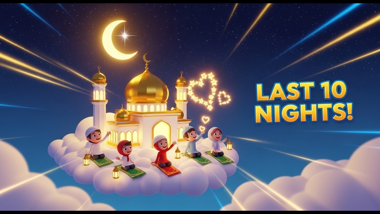 The Last 10 Nights of Ramadan 🌙✨ | Special Blessings for Kids