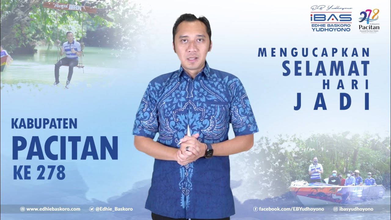 Selamat Hari Jadi ke-278 Kabupaten Pacitan