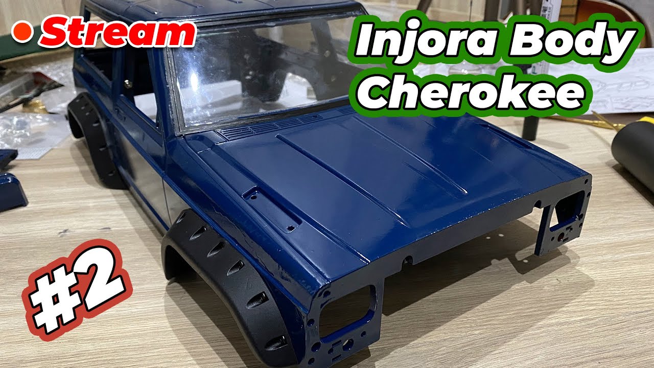 How to make RC truck Injora Cherokee Body Shell 1/10 Scale #2