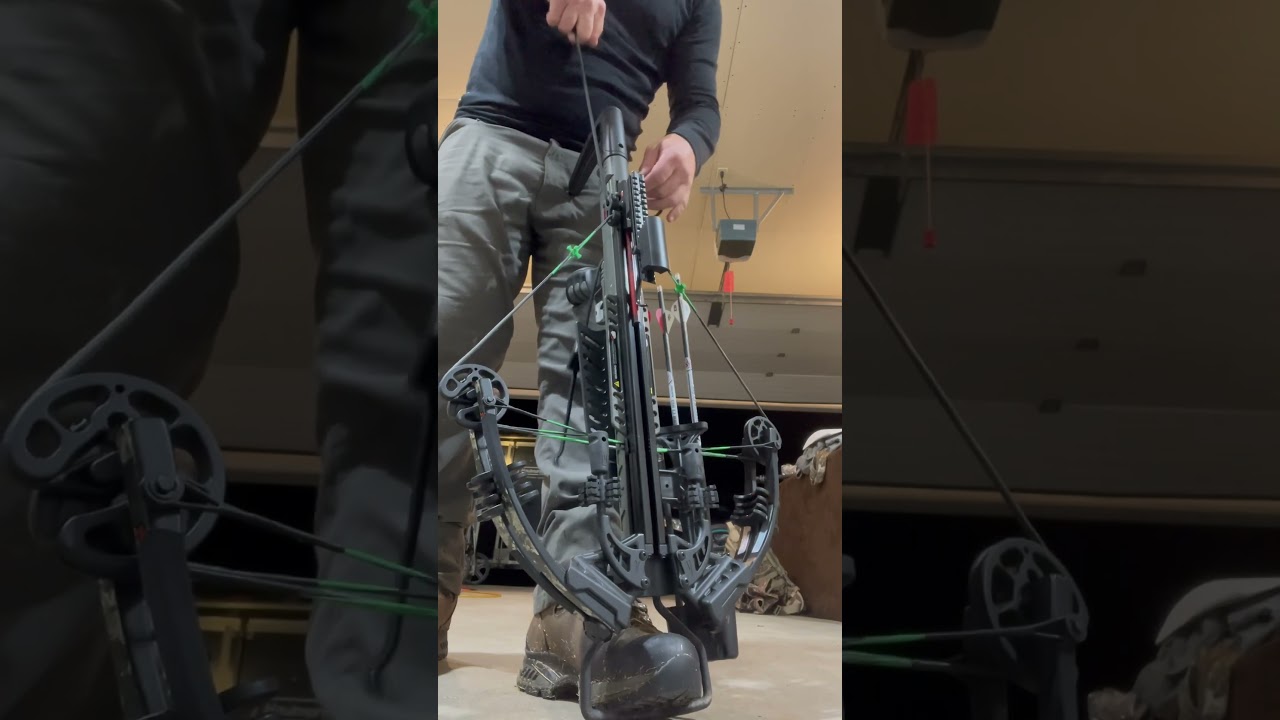 De-cocking a Crossbow the safe way.