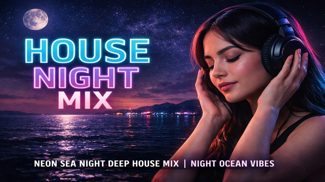 Night Deep House Mix | Night Ocean Vibes  |  Neon Sea