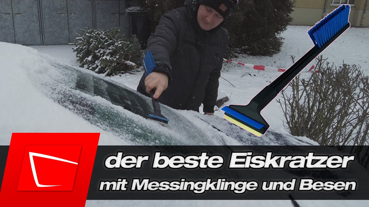 Mein Eiskratzer Favorit von MURSKA - der beste Eiskratzer mit Messingklinge und Besen in Kombination