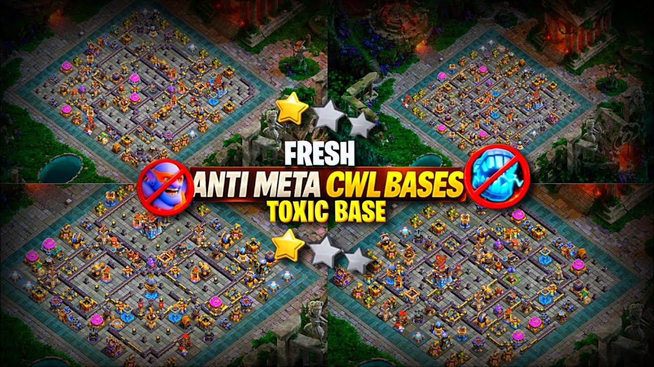 FRESH! TOXIC - TOWNHALL18 ( ANTI META ) BASES WITH LINK 1001% WORKING BASE LINK 2026