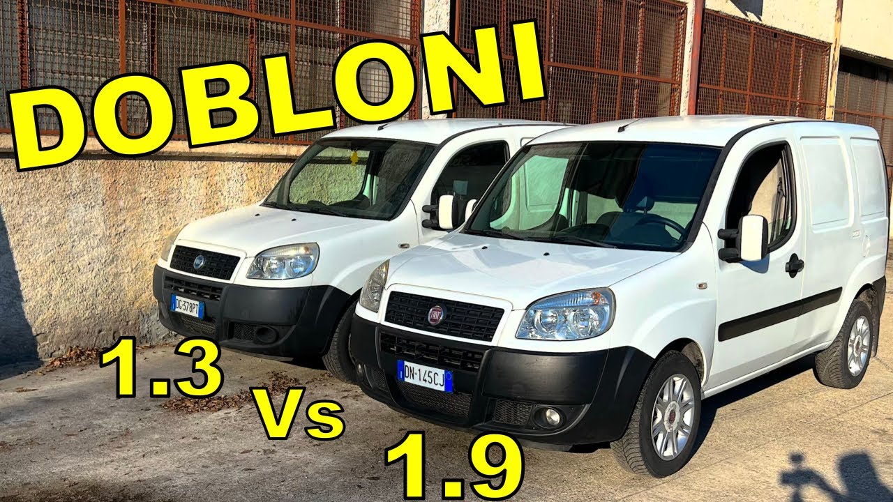 Fiat Doblone 1.3 Vs Fiat Doblo 1.9 | Sfida tra 1.3 Mjt BIG TURBO contro 1.9 Mjt ORIGINALE