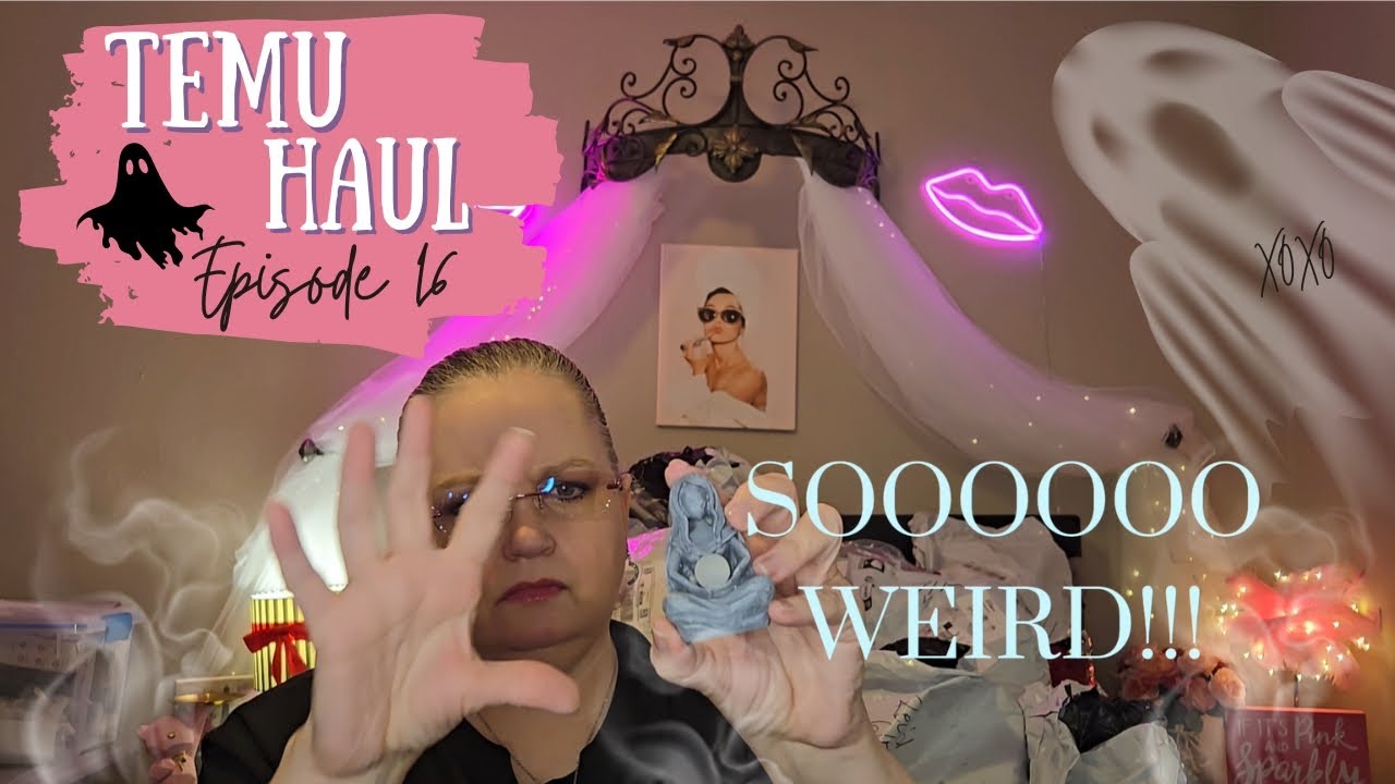 PARANORMAL TEMU HAUL!!!👻👻👻 (Caught on camera?!?) #DOYOUBELIEVE