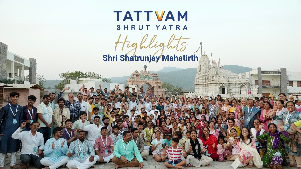 Tattvam Shrut Yatra 2025 Highlights | 9 Days at Shri Shatrunjay Mahatirth | Palitana | Jainism