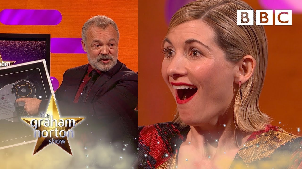 Jodie Whittaker surprised with Silver Disc for Coldplay&rsquo;s Yellow cover | Graham Norton Show - BBC