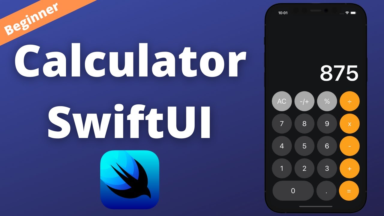 Создание калькулятора в SwiftUI для начинающих (Xcode 12, 2023, iOS, SwiftUI 2.0) — для начинающих