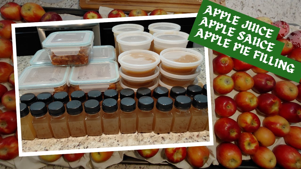 🍎 Preserving Apples Three Ways | Juice, Applesauce & Pie Filling 🍎