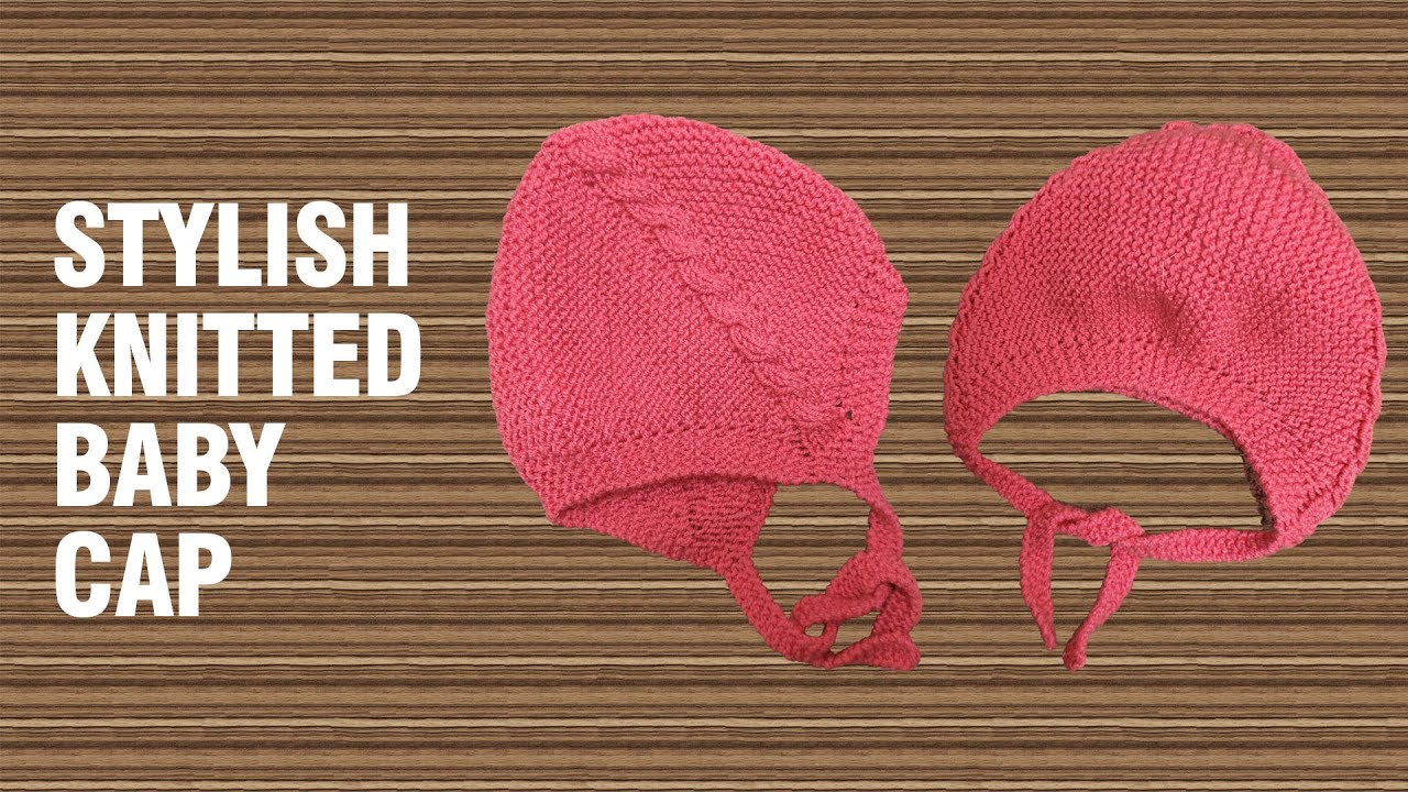 Stylish and Simple Cable Cap | 0-3 Months | Knitting Tutorial in Urdu
