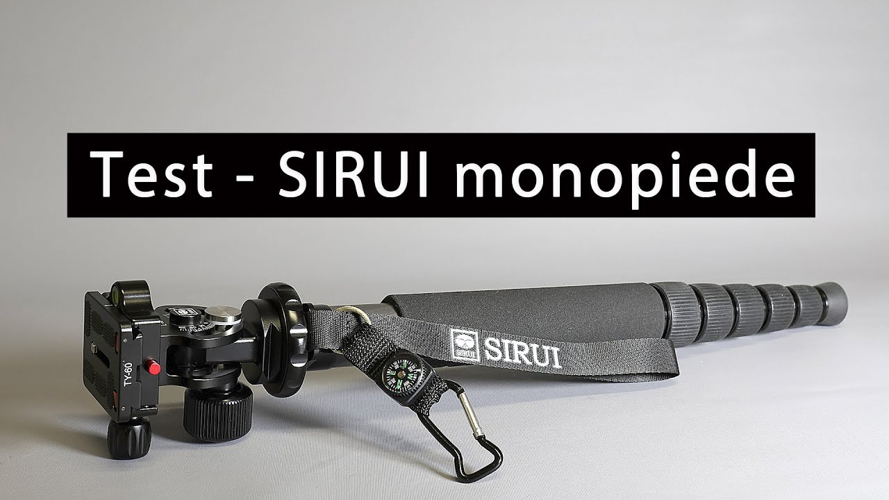 Sirui monopiede P326 e testa Tilt L10 alluminio - test