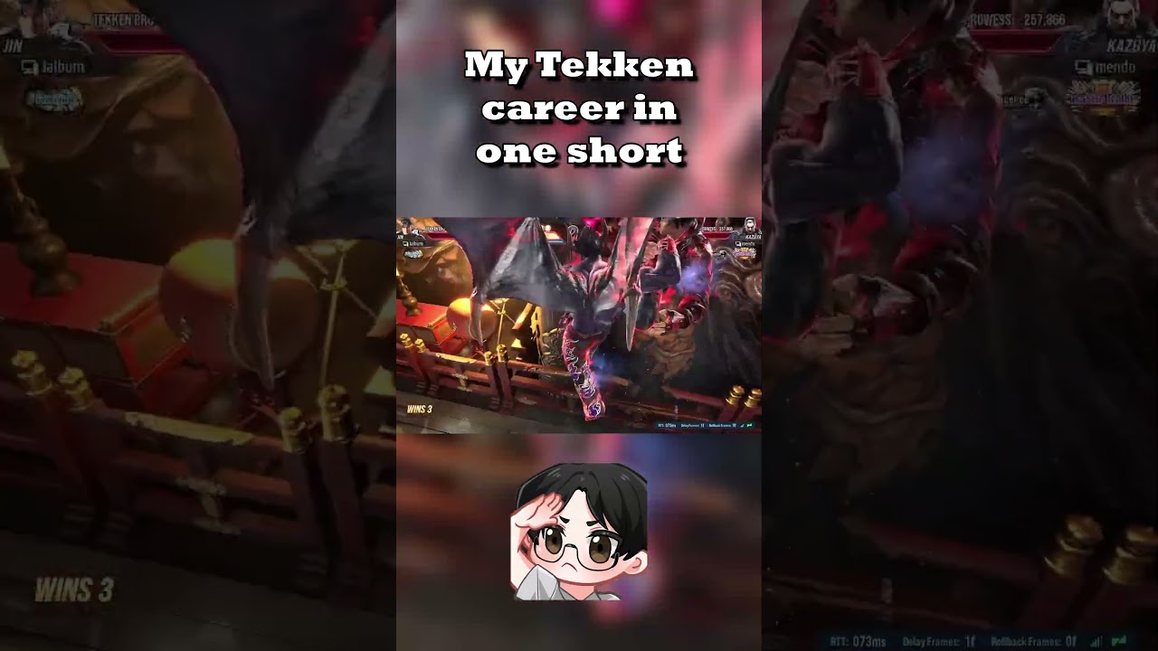 My Tekken 8 career in one short | #jintekken  #tekkenshorts #tekken8 #tekken8jin