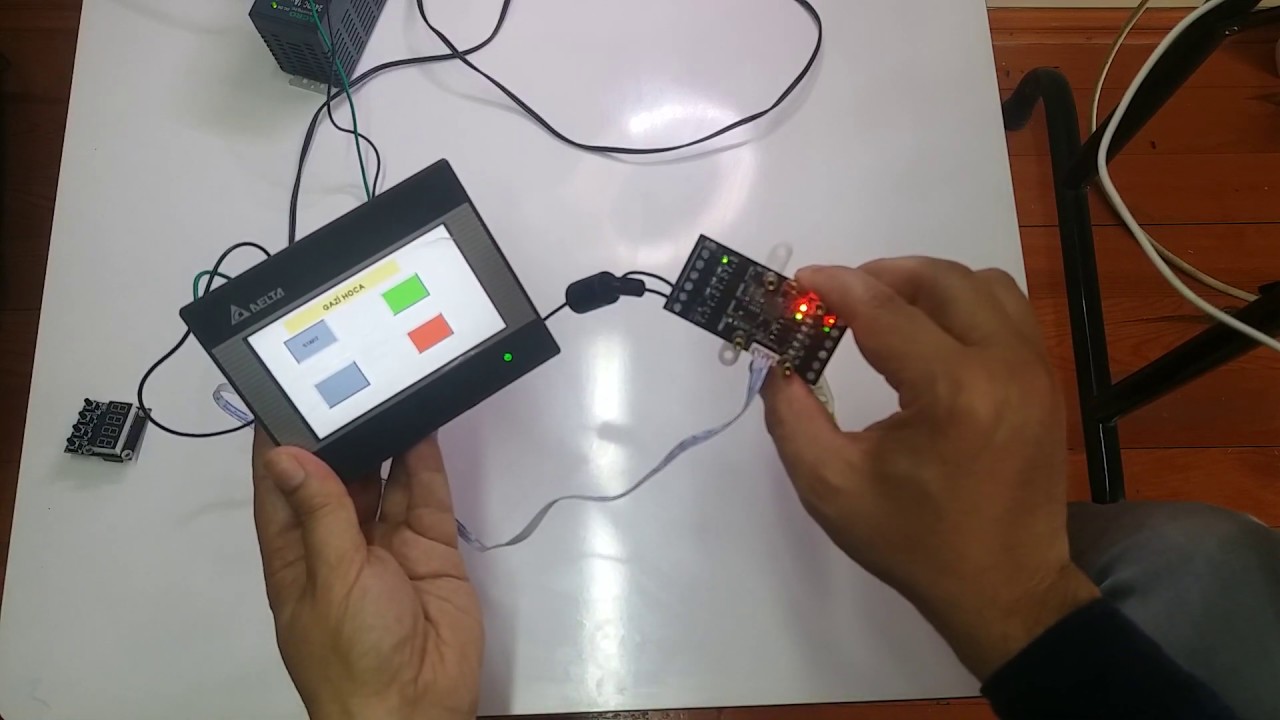KLON FX1N MITSUBISHI PLC İLE DELTA DOP HMI HABERLEŞTİRME