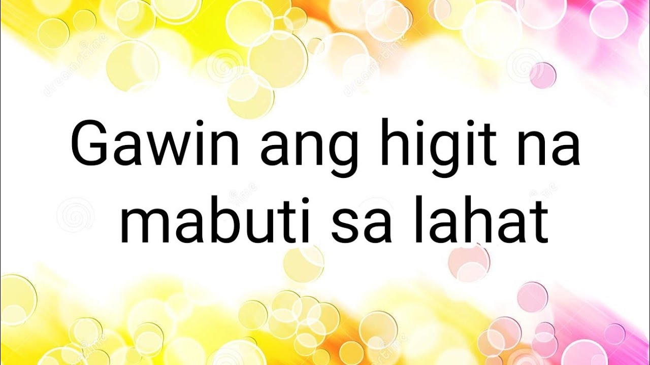 Gawin Ang higit na mabuti sa lahat- Lukas 10: 38-42