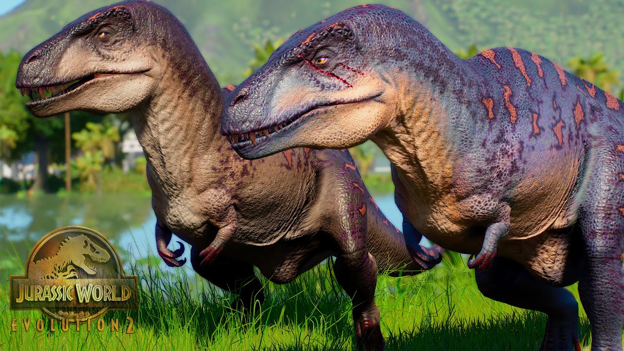 ACROCANTHOSAURUS DINOSAURIO SUPERDEPREDADOR DEL PANTANO! nuevo dinosaurio rey JW Evolution 2